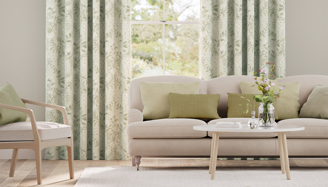 Laura Ashley Pennorth Sage – The Curtain Factory Outlet