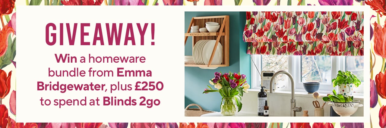 Win a homeware bundle from Emma Bridgwater, plus £250 to spend at Blinds 2go