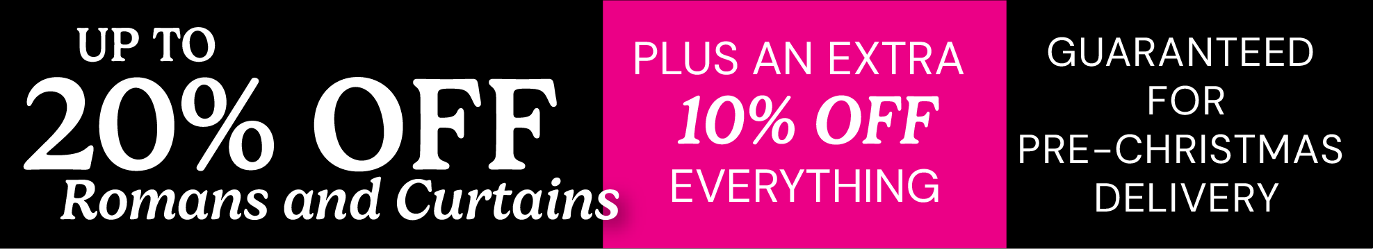AW OFFER - Black Friday - Up to 20% Off Romans/Curtains + FLASH Sale - ENDS SOON