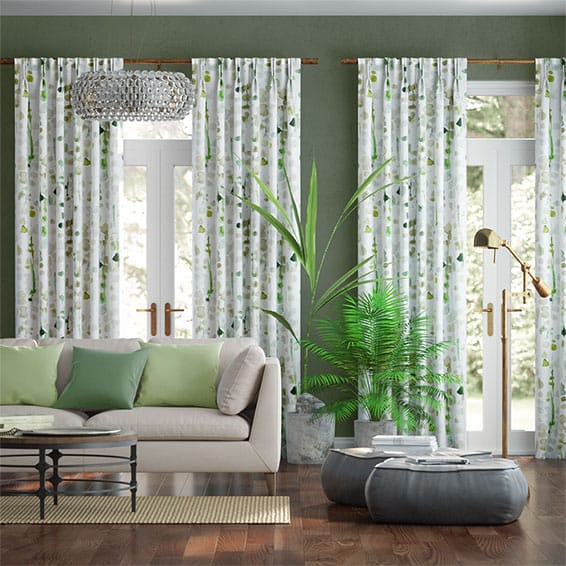 Green Leaf Curtains To Go™, Huge Range of Lovely Green Floral Designs