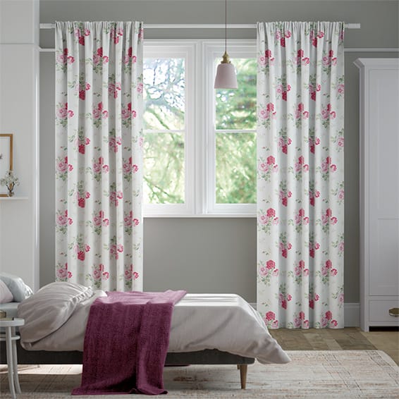 Antique Rose Pink Curtains Antique Rose Pink Curtains, Pink And Green Curtains