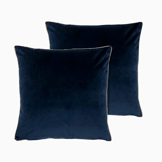 Athena Velvet Indigo & Fawn