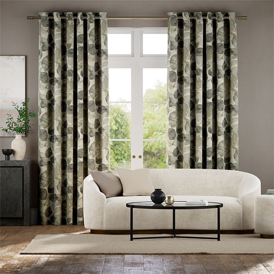 Grey and clearance green curtains