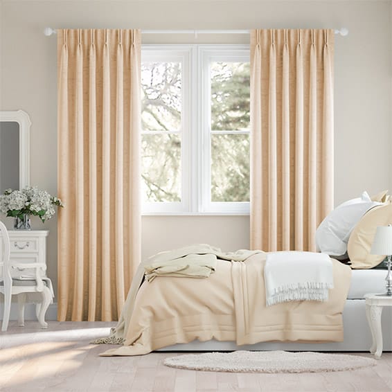 Canterbury Velvet Warm Cream Curtains