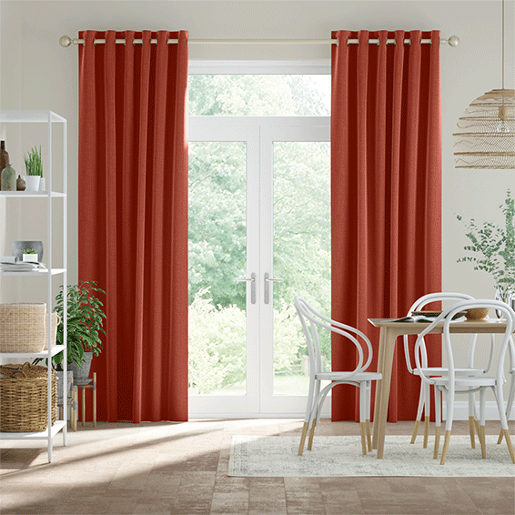 Red Orange Textured Curtains Cavendish Pumpkin E 2go Cavendish Pumpkin E Curtains 2go, Pumpkin Coloured Curtains