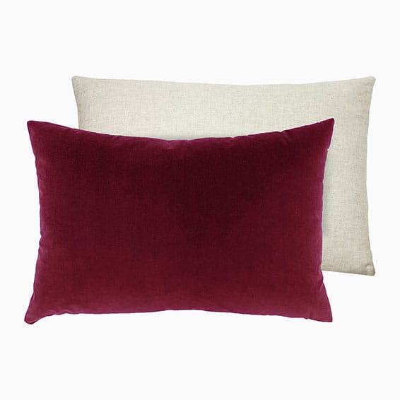 Essentials Velvet Linen Ox Blood