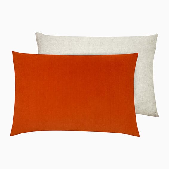 Essentials Velvet Linen Tangerine