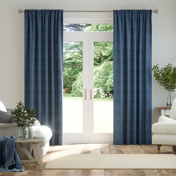 Blue Linen Curtains 2go Dark Blue Navy Shades Online Order Yours