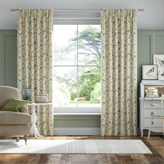 Garden Birds Multi Curtains Garden Birds Multi Curtains, Pier One Curtains Birds