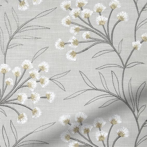 Hartland Embroidered Natural Curtains