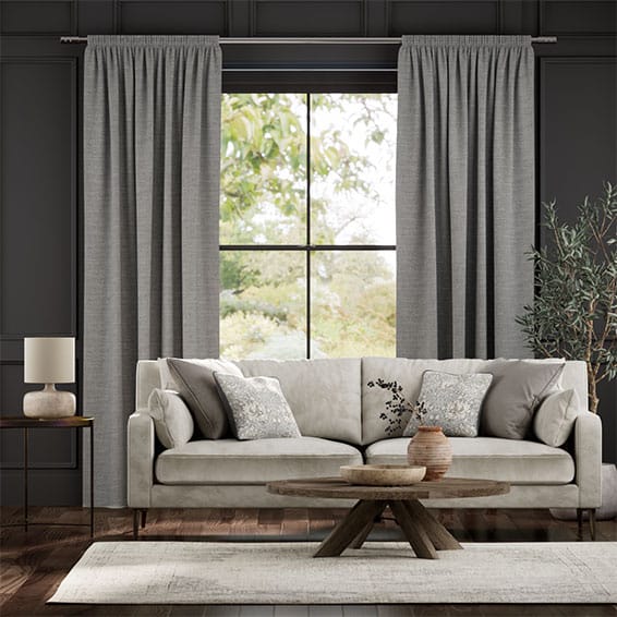 Lanura London Grey Curtains