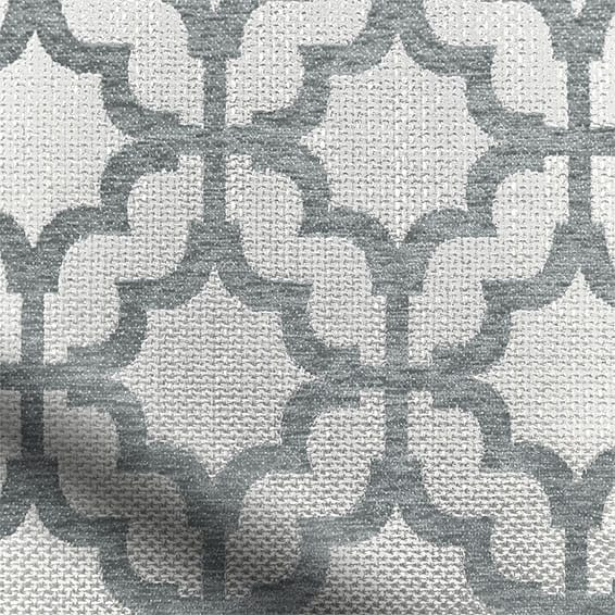 Lattice Silver Curtains