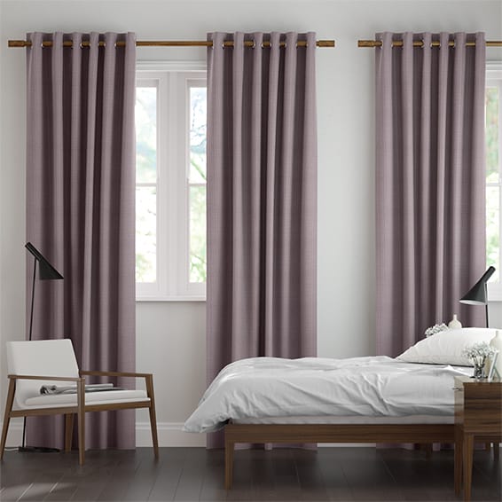 Leyton Royal Purple Curtains, Purple And Grey Curtains