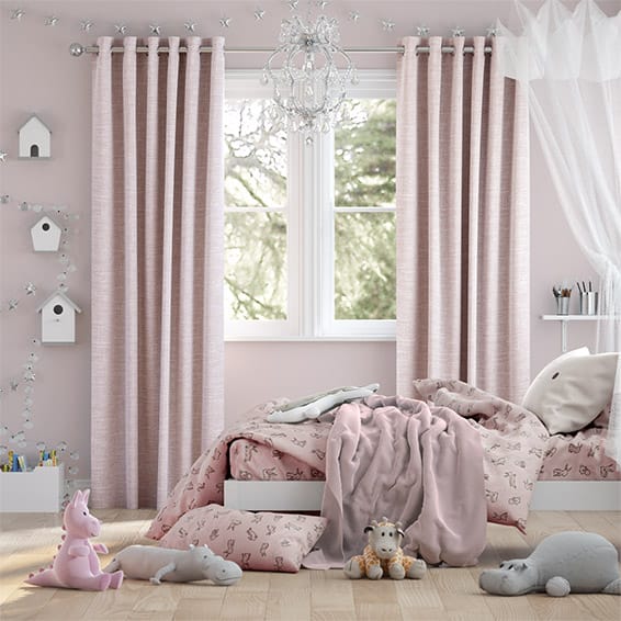 Liliana Soft Pink Curtains