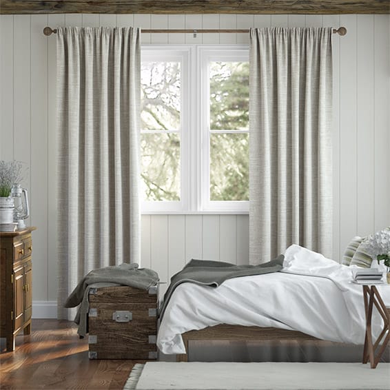 Liliana Warm Grey Curtains, Grey Curtains For Bedroom
