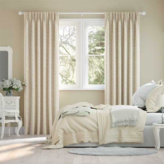 Mallay Latte Cream Curtains