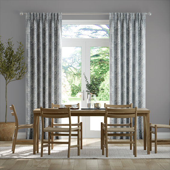 William Morris Marigold Steel Blue Curtains William Morris Marigold Steel Blue Curtains, Steel Blue Curtains