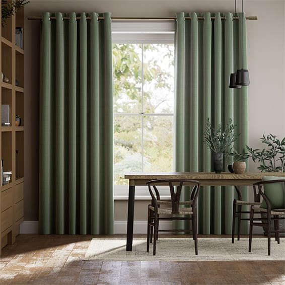 Faux on sale silk curtains