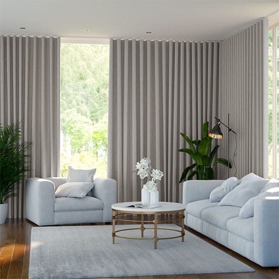 curtains for bifold doors made to measure wave curtains wave fold