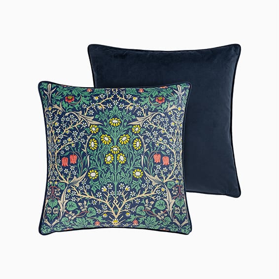 William Morris Blackthorn Velvet Indigo