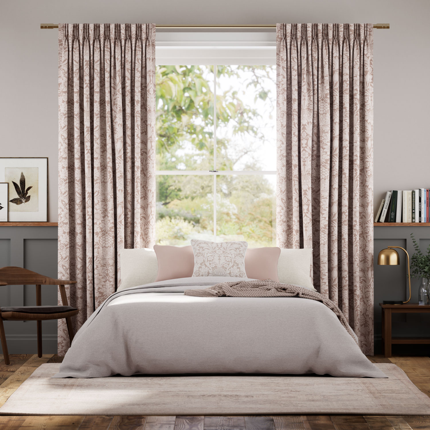 Dusty clearance rose curtains