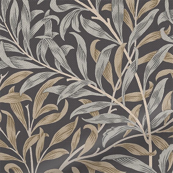 William Morris Willow Bough Mocha Curtains