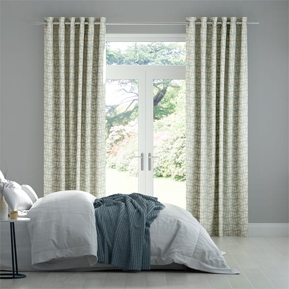 Woven Acorn Cup Mid Powder Blue Curtains Woven Acorn Cup Mid Powder Blue Curtains, Powder Blue Curtains
